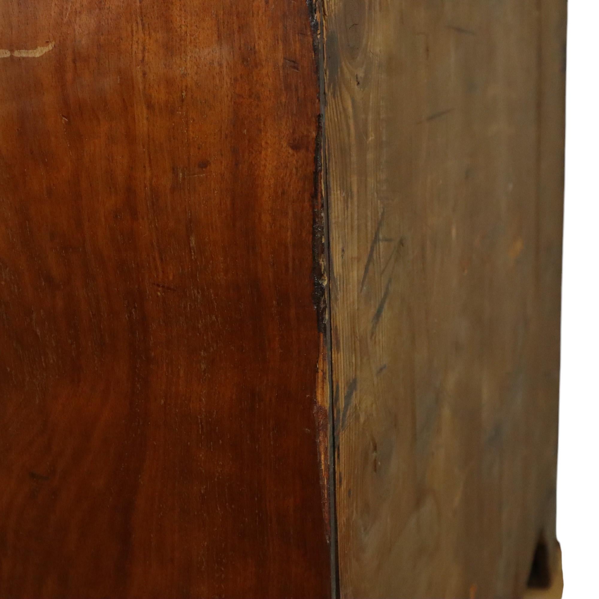 Ancienne commode haute commode sur coffre George III 19ème siècle en vente 11