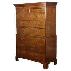 Antique Mahogany Chest Tallboy Chest on Chest George III 19th Century