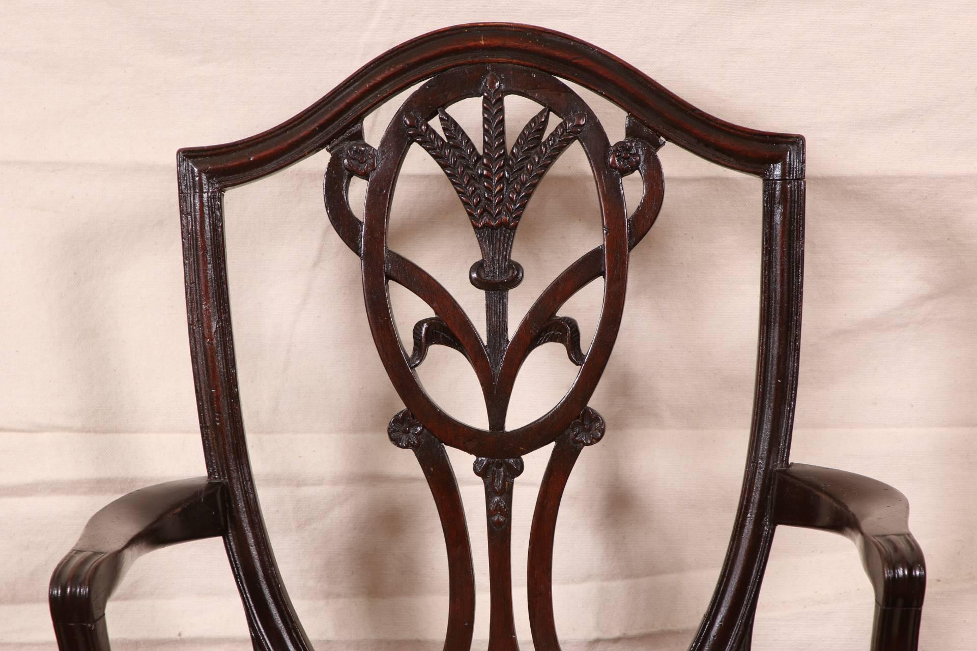 19th Century Antique Mahogany Child's Chair