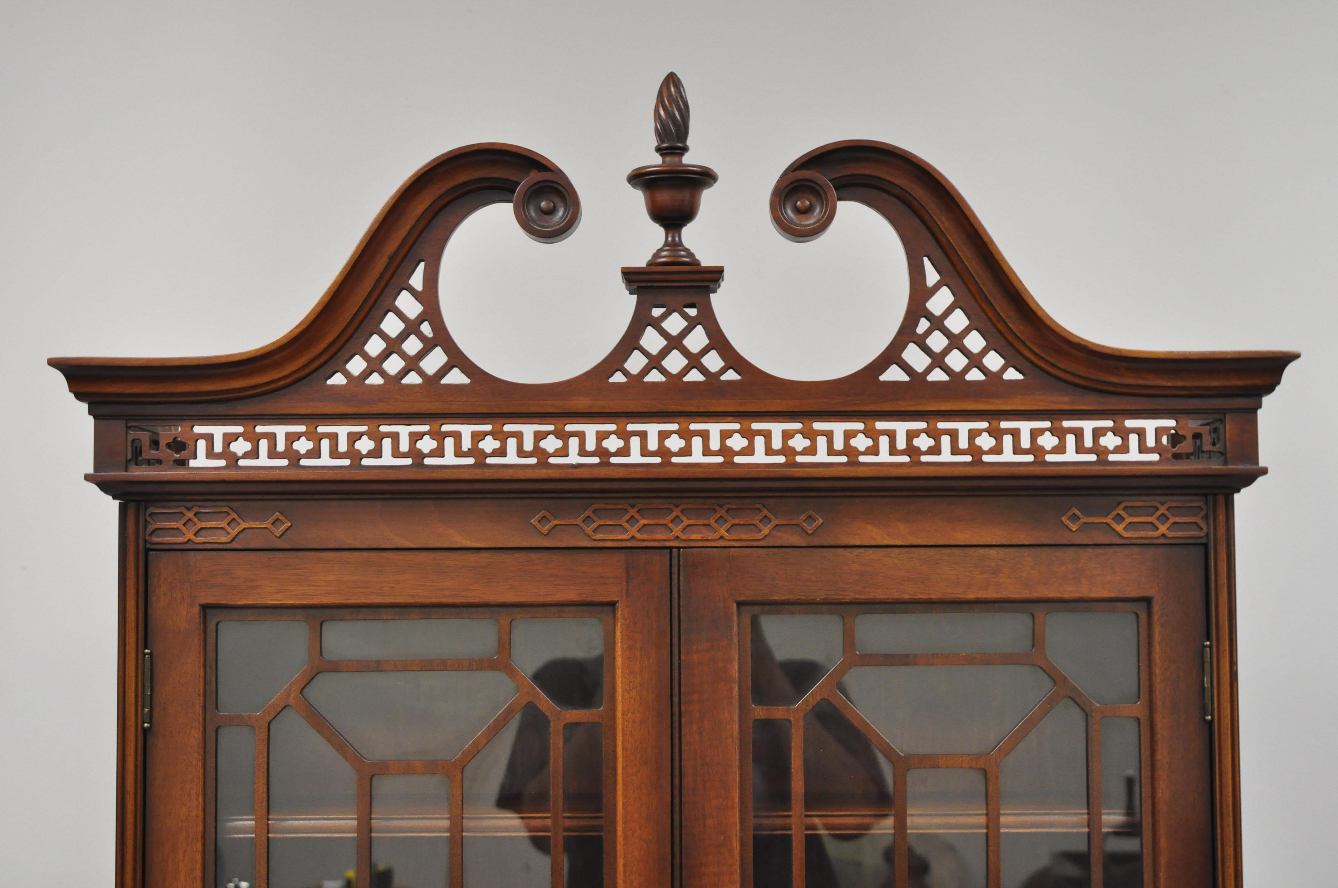 chippendale secretary desk antique