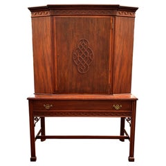 Antique Mahogany Chippendale Cabinet