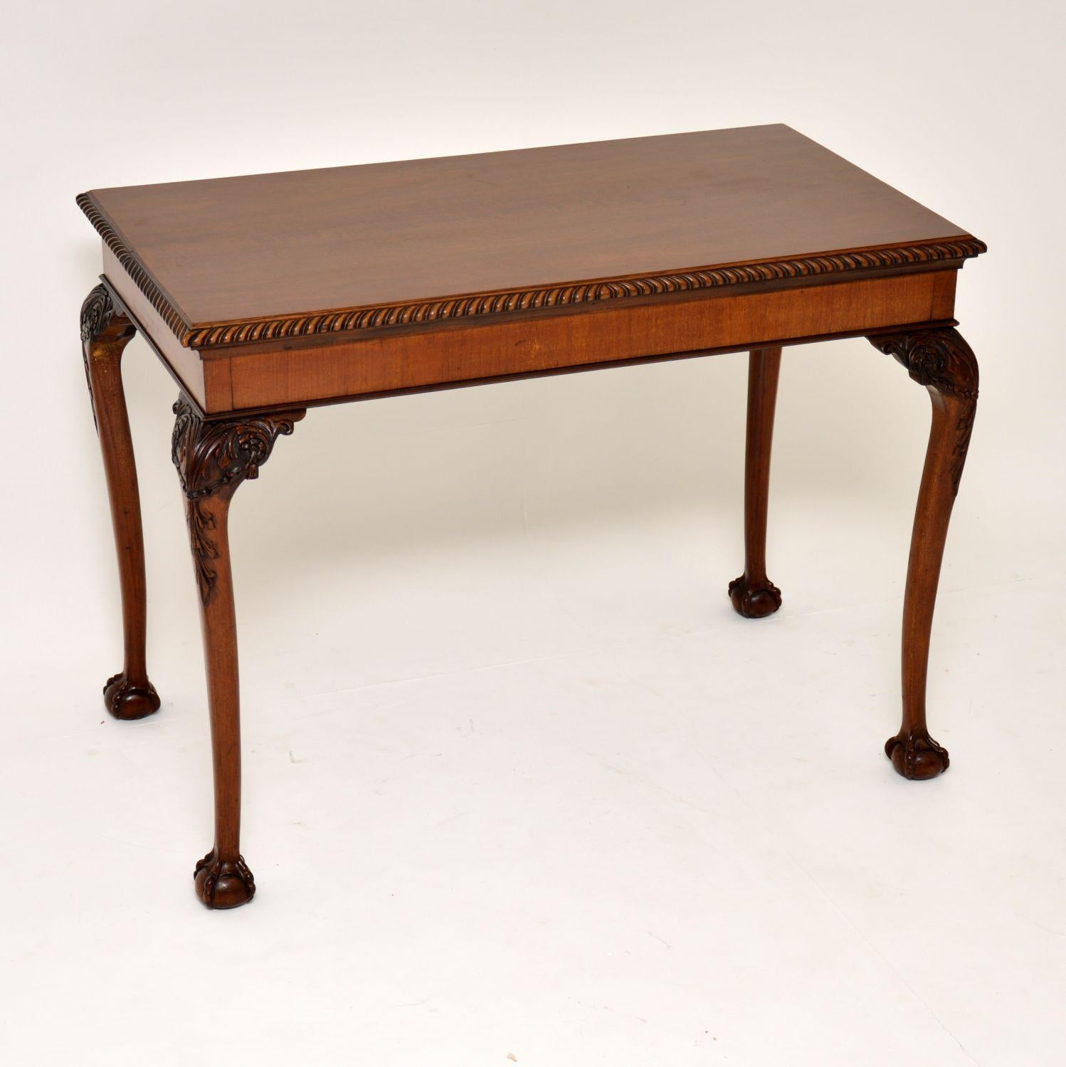 Antique Mahogany Chippendale Writing Table / Desk 4