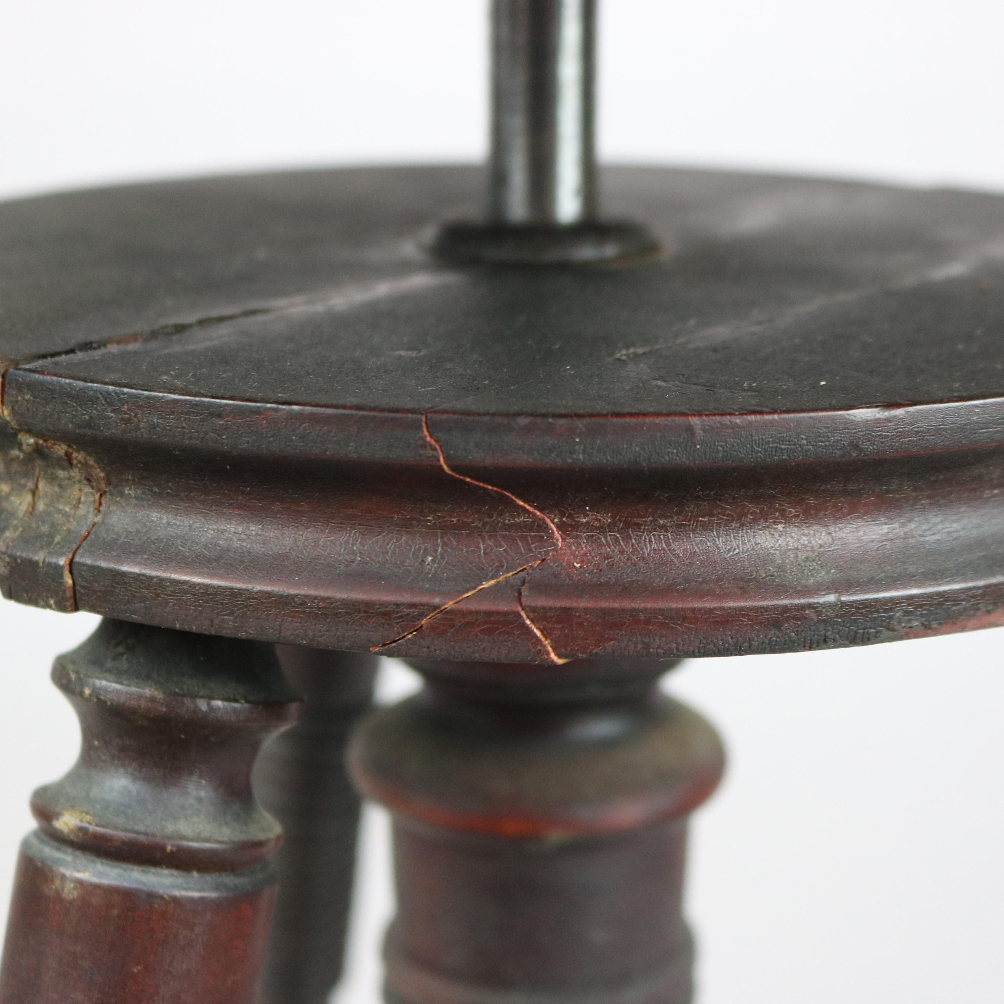 Antique Mahogany Claw Foot Piano Stool circa 1900 1