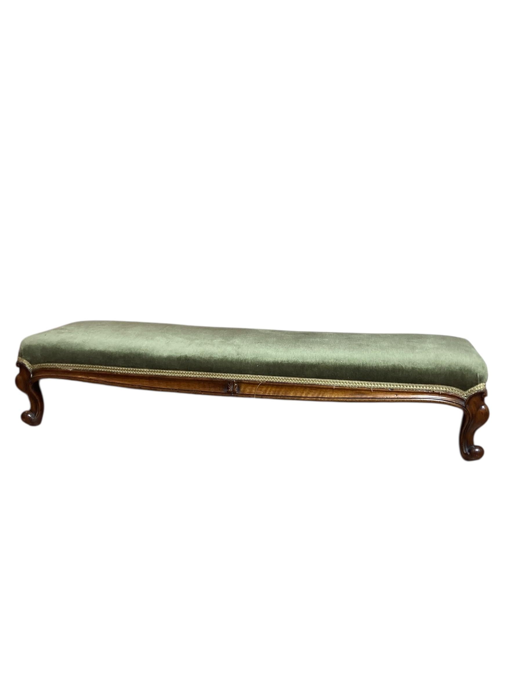 Antiker Mahagoni-Coach oder Kaminsims-Hocker (Britisch) im Angebot