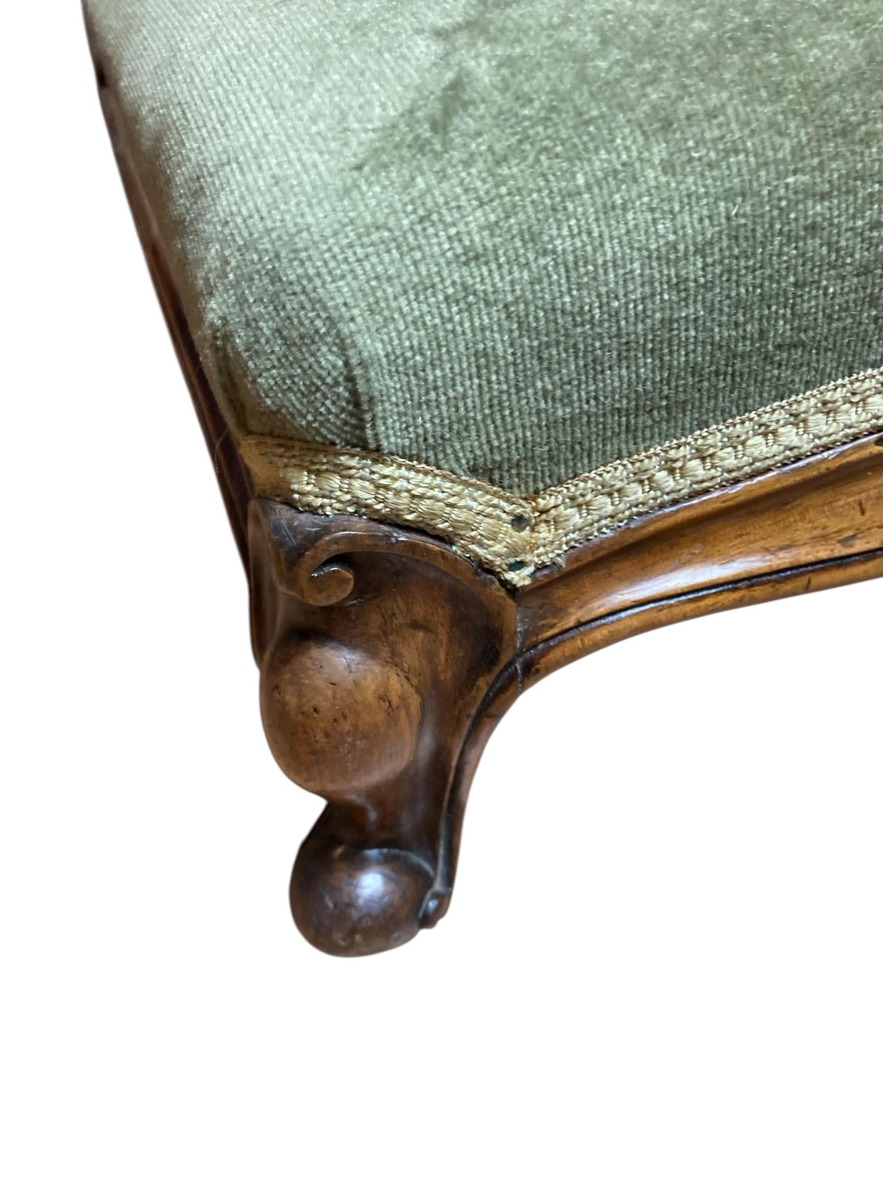 Antiker Mahagoni-Coach oder Kaminsims-Hocker (19. Jahrhundert) im Angebot