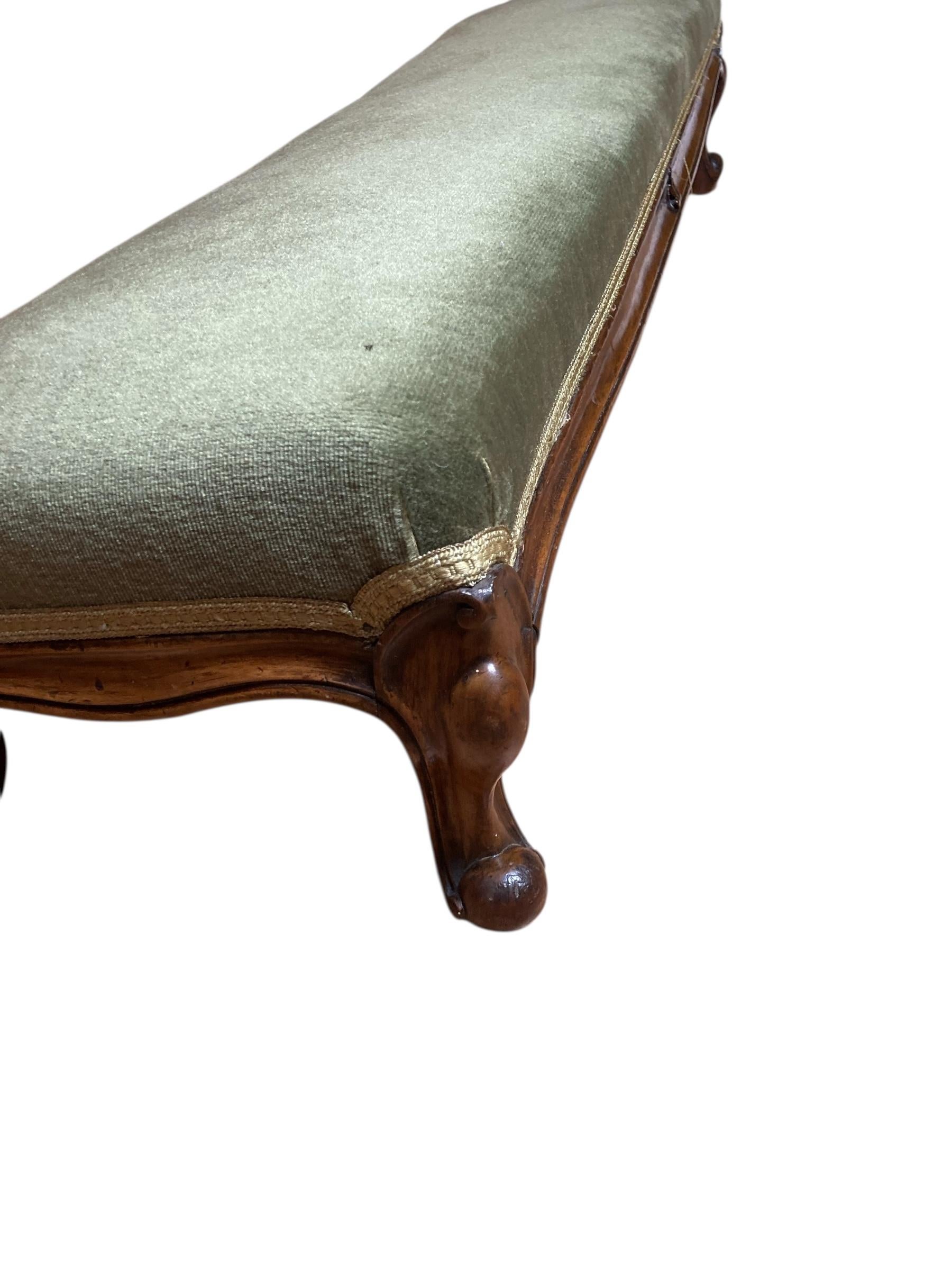 Antiker Mahagoni-Coach oder Kaminsims-Hocker im Angebot 1