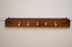 Antique Mahogany Coat Rack Coat Hooks