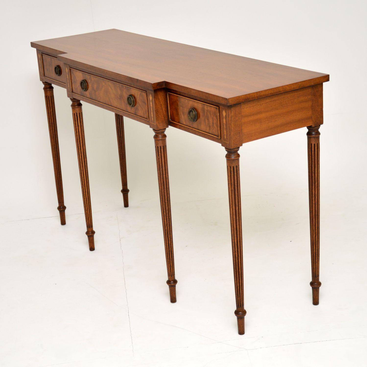 Antique Mahogany Console / Side Table 5