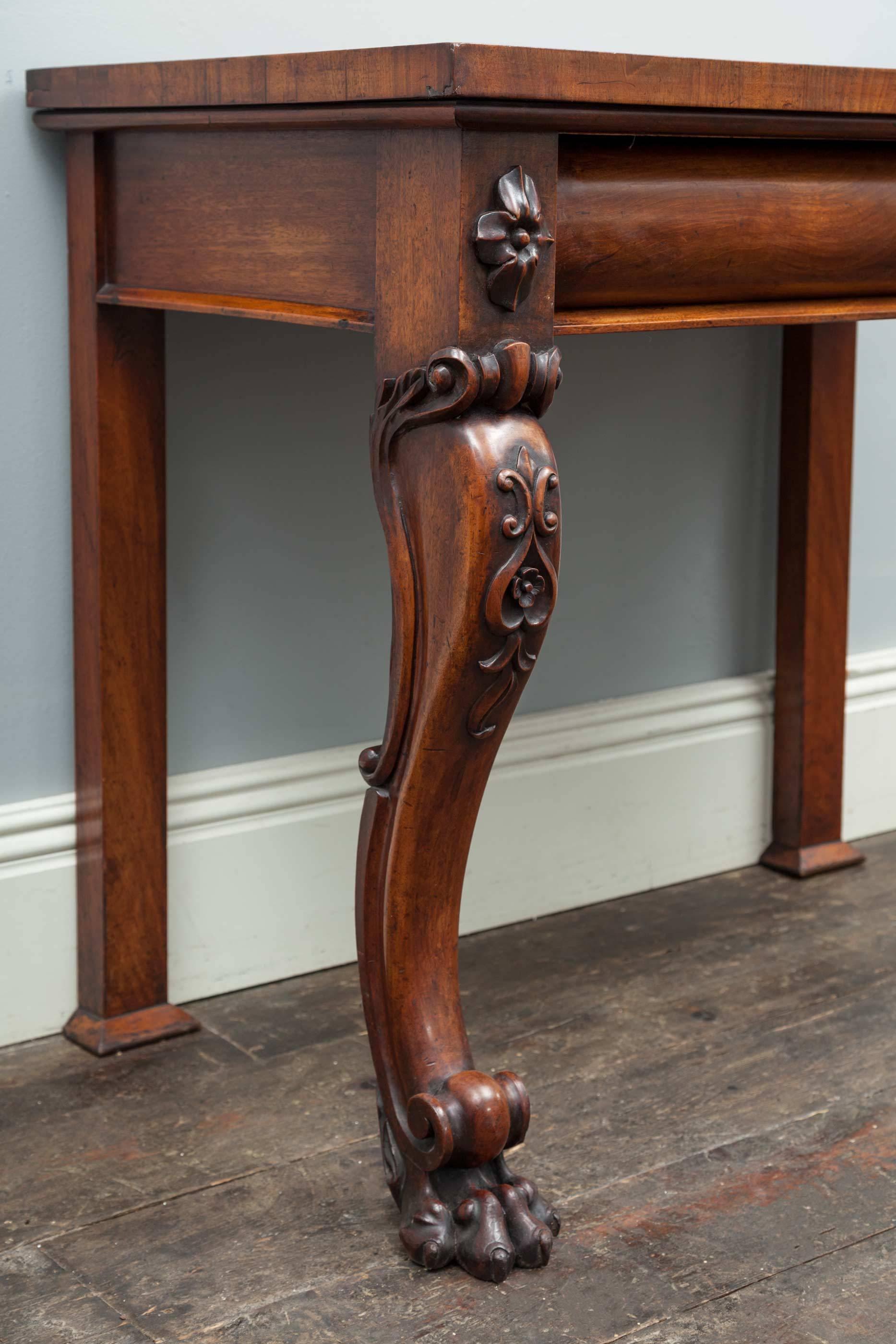 antique mahogany hall table