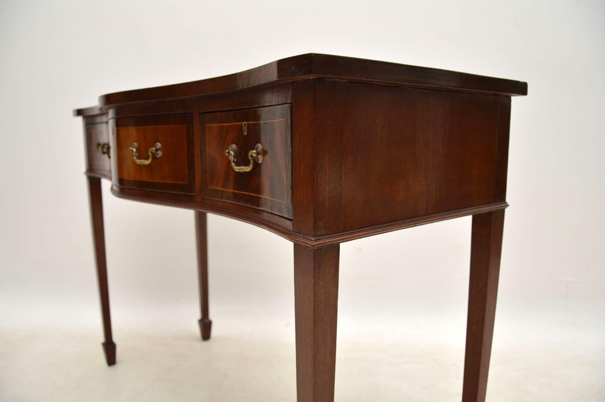  Antique Mahogany Console Table In Excellent Condition In London, GB