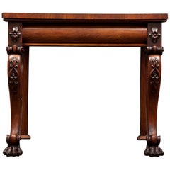 Antique Mahogany Console Table