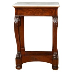 Antique mahogany console table