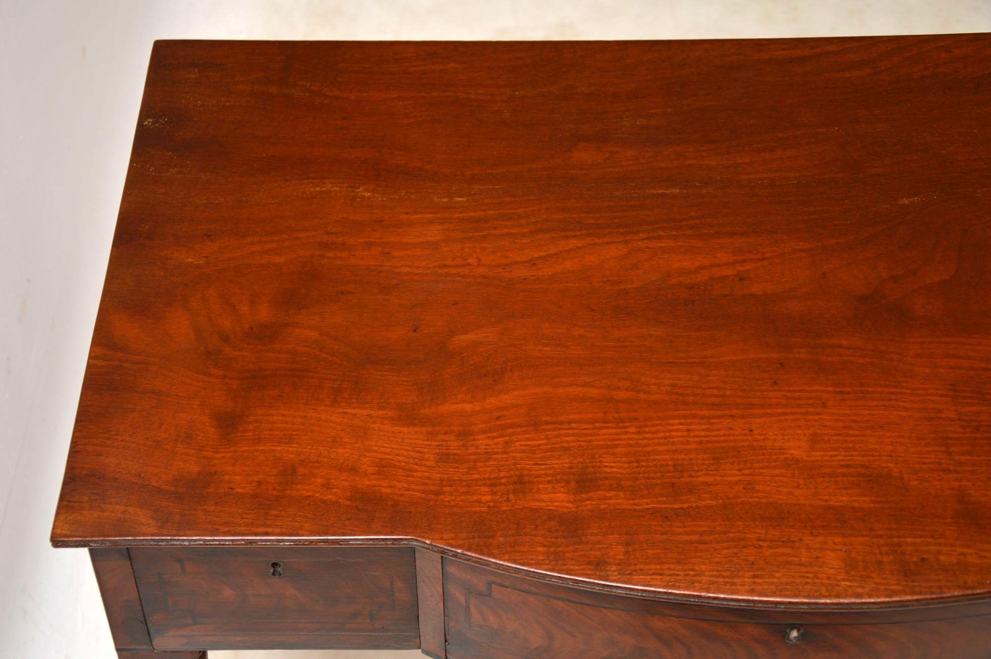 Antique Mahogany Console Table or Desk 4