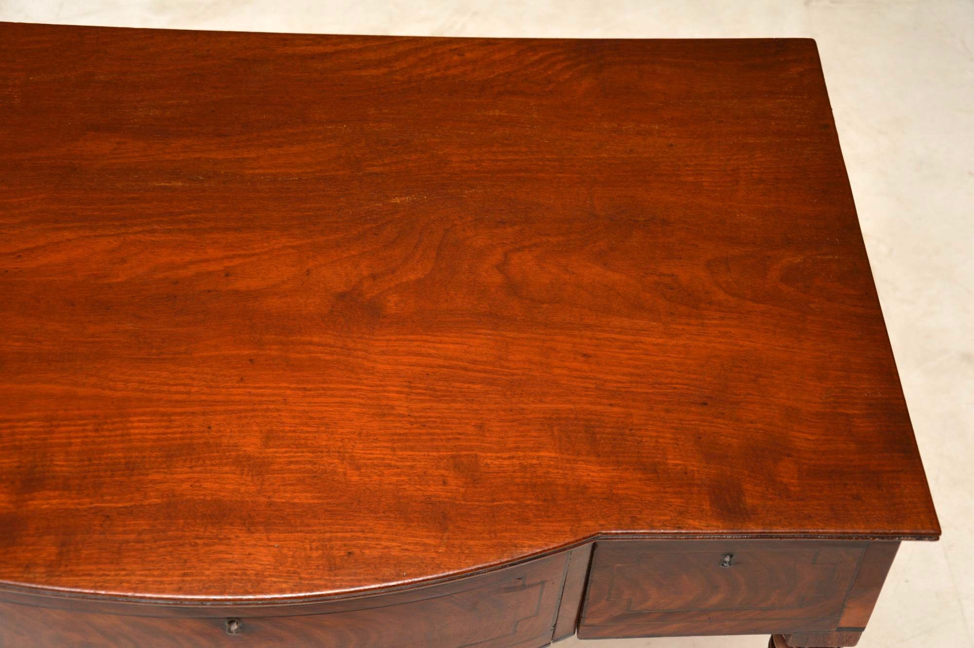 Antique Mahogany Console Table or Desk 5