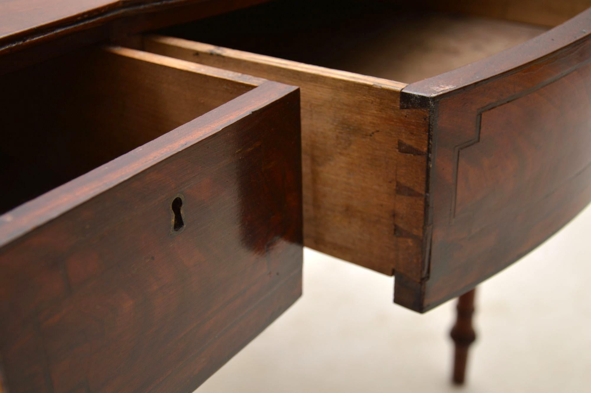Antique Mahogany Console Table or Desk 2