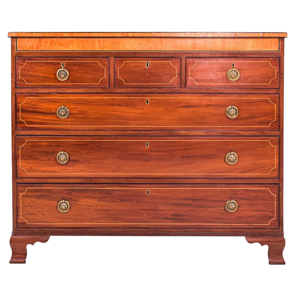 Antique Mahogany, D. Maria Style, Chest of Drawers For Sale