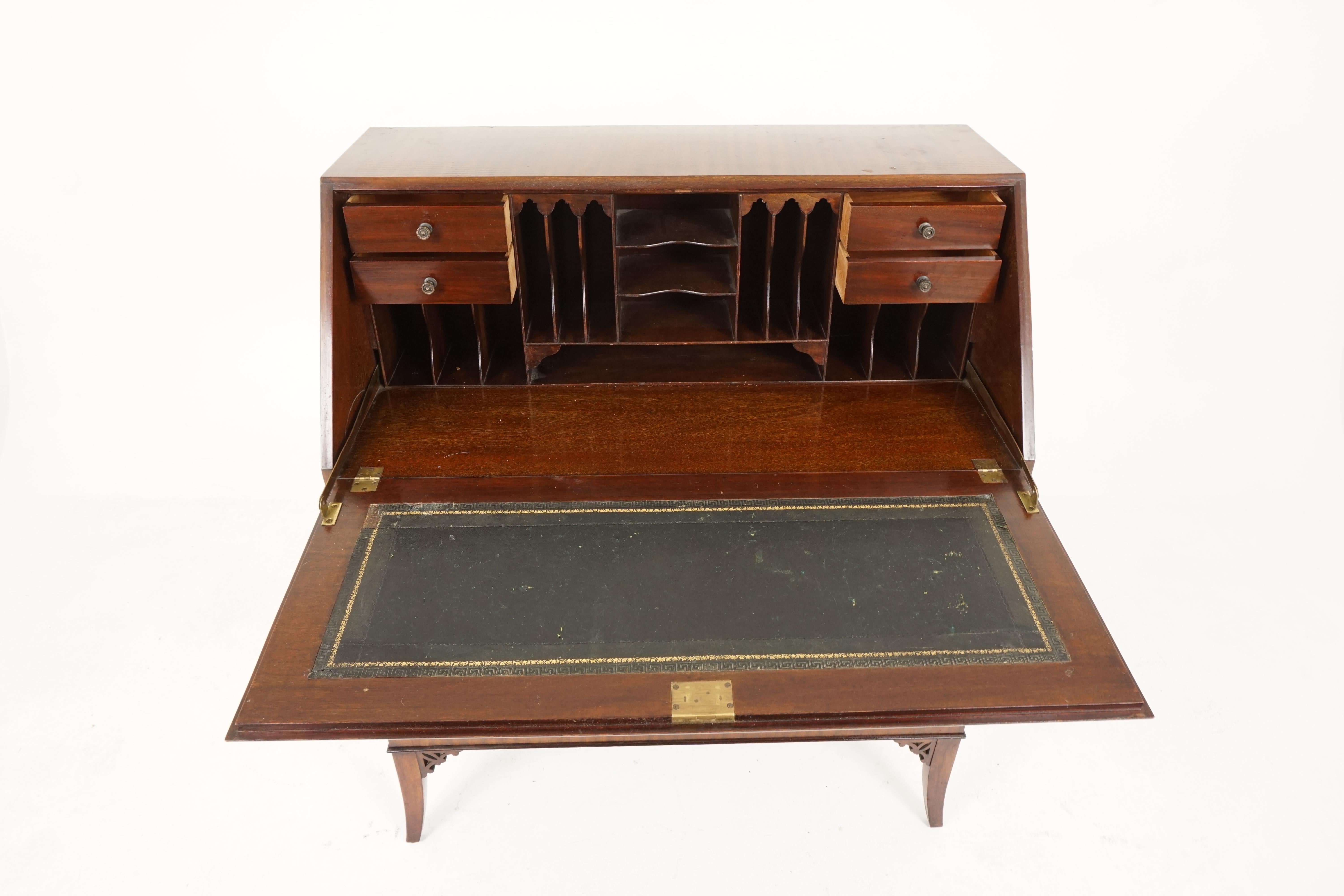 antique drop front writing desk