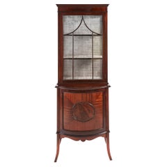 Antique Mahogany Display Cabinet
