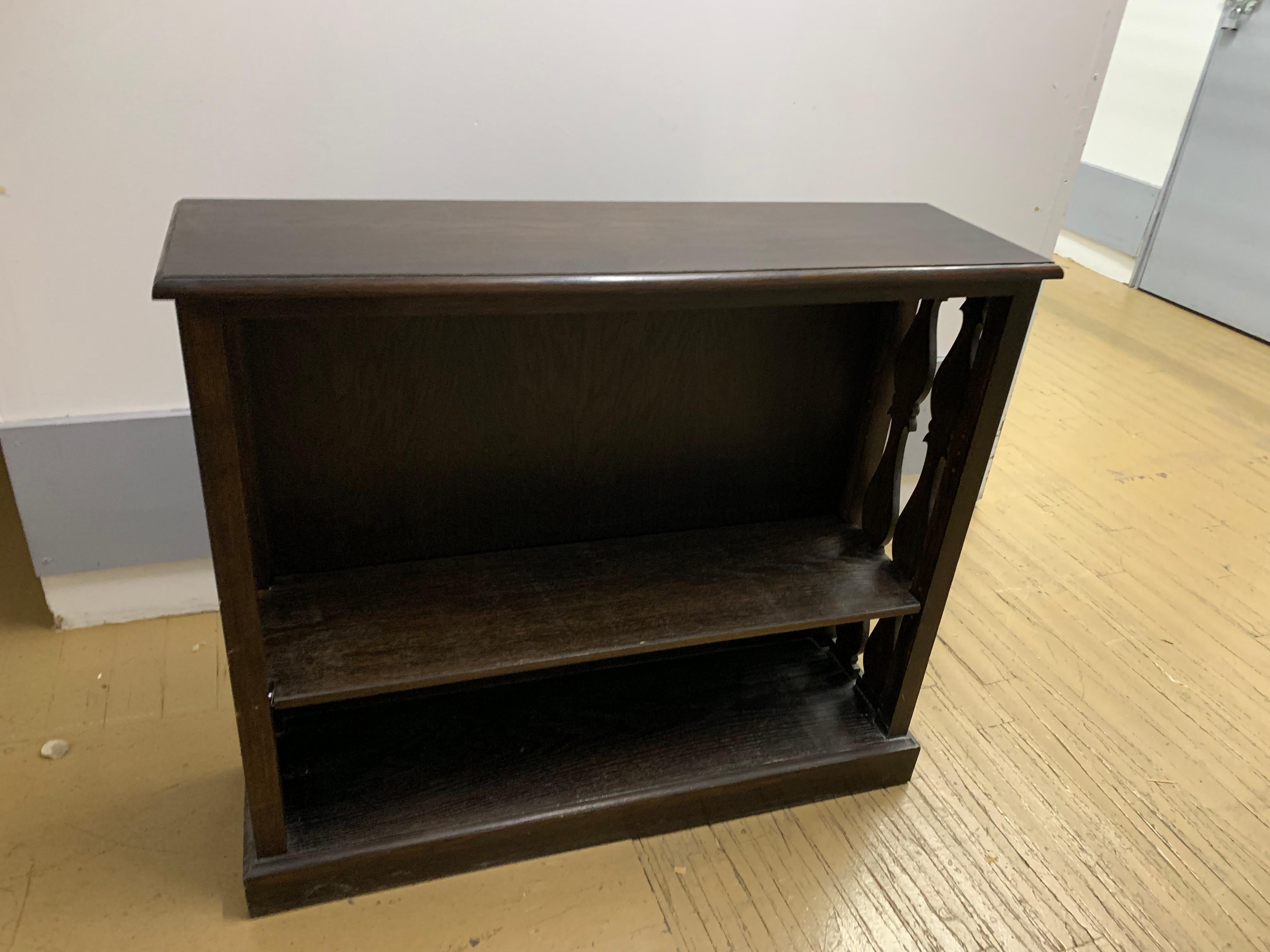 Antique Mahogany Display or Book Shelf with Detail For Sale 3