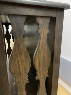 Antique Mahogany Display or Book Shelf with Detail
