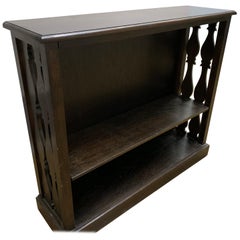 Antique Mahogany Display or Book Shelf with Detail