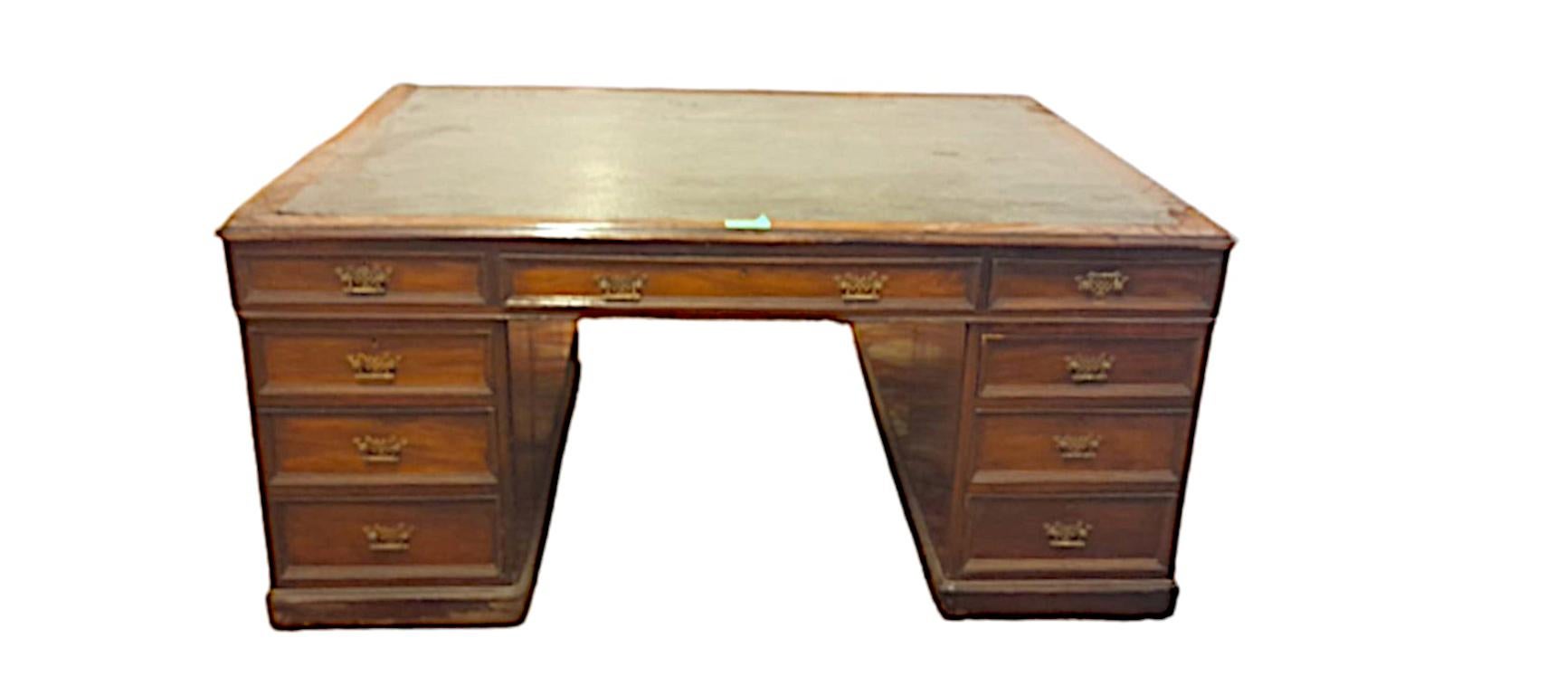 bureau double face ancien