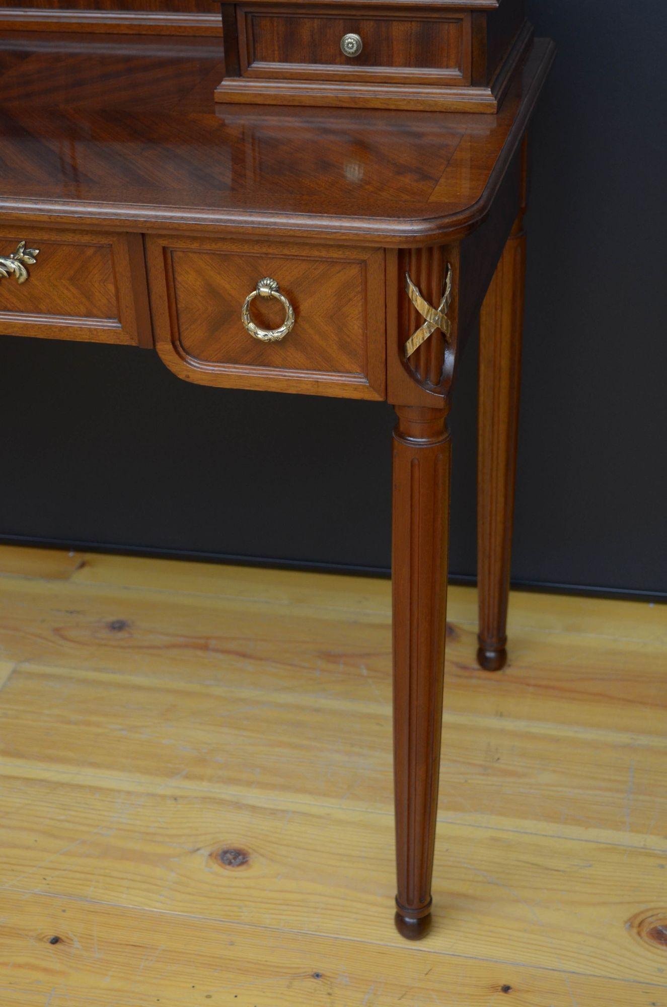 Antique Mahogany Dressing Table For Sale 10