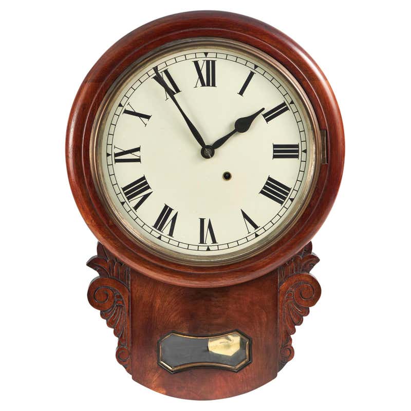 Antique Victorian walnut mantle clock For Sale at 1stDibs | mantel ...