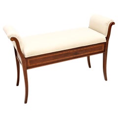 Antique Mahogany Duet Stool