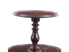 Antique Mahogany Dumbwaiter Dessert Table-Serving in Style