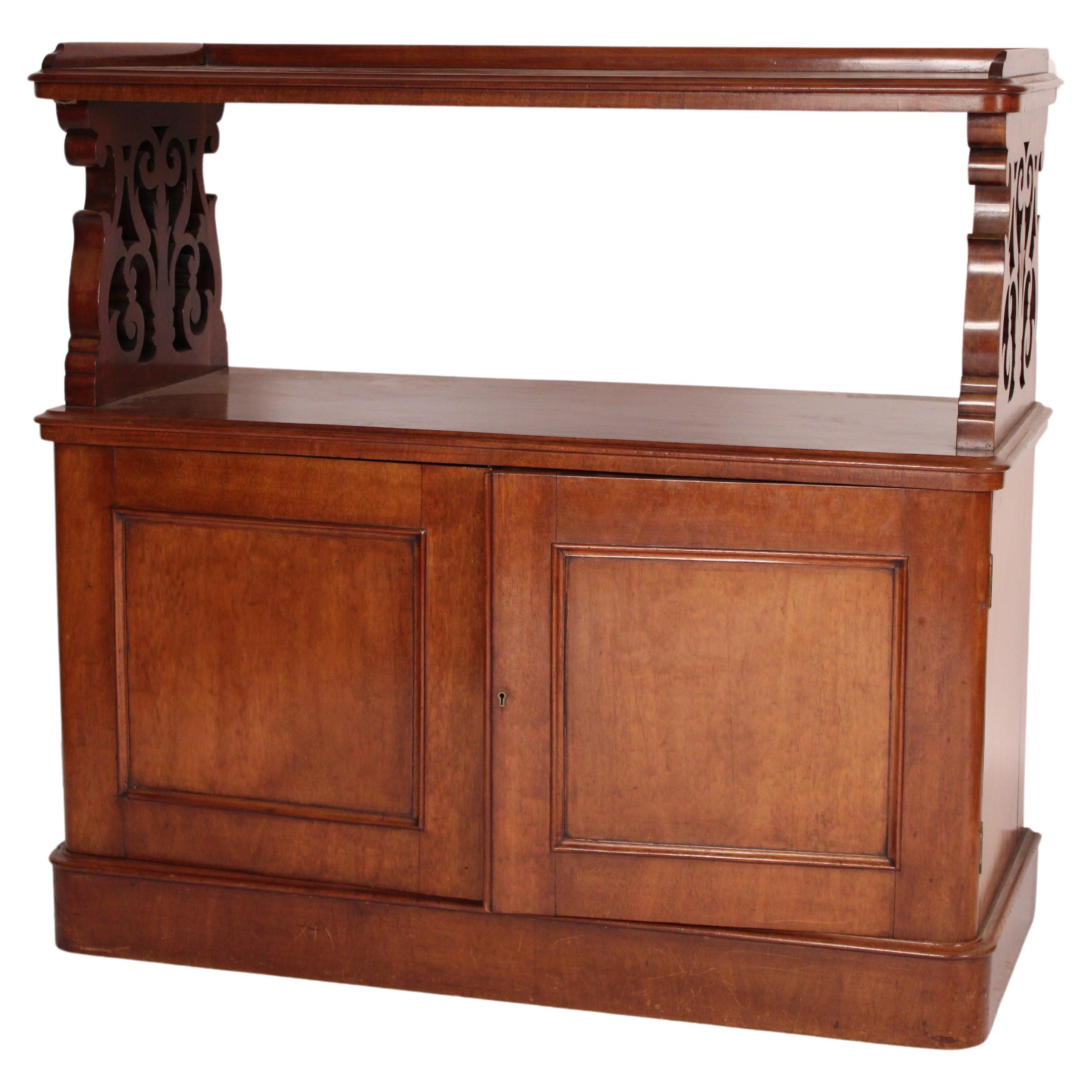 Antique Mahogany Etagere / Cabinet For Sale