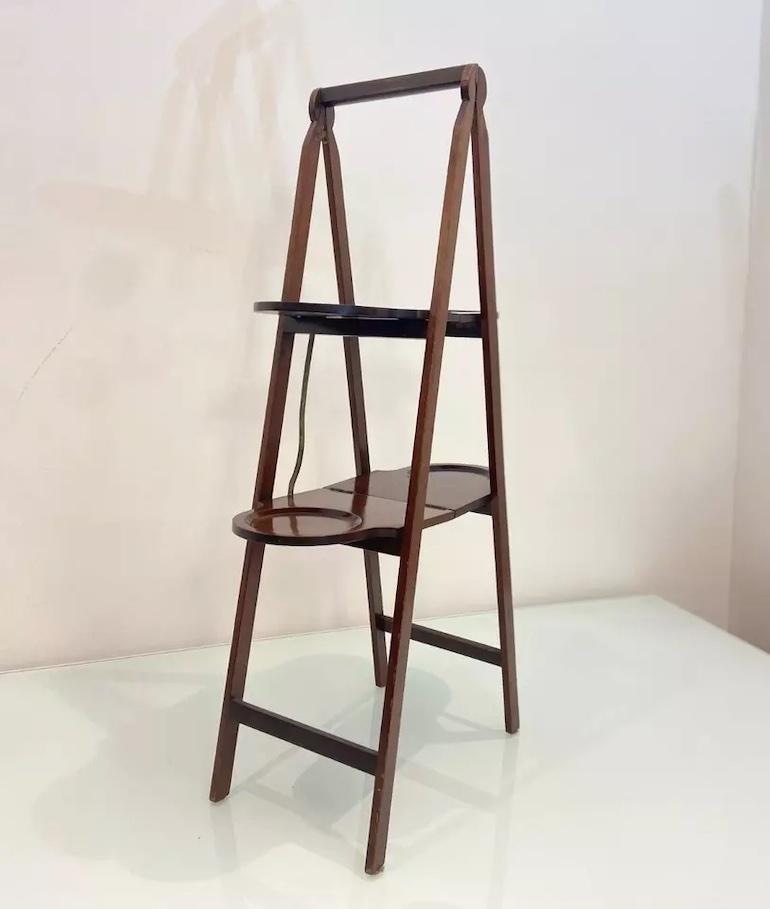 Antik Mahagoni Folding Serving Stand (Europäisch) im Angebot