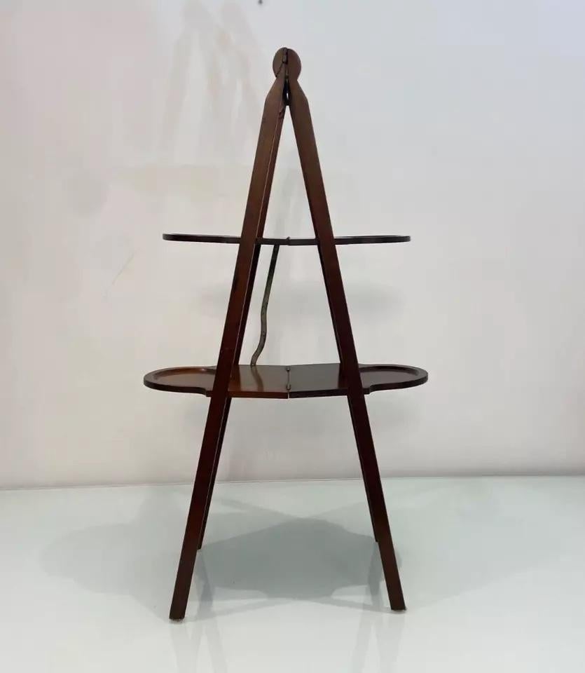 Antik Mahagoni Folding Serving Stand im Zustand „Gut“ im Angebot in London, GB