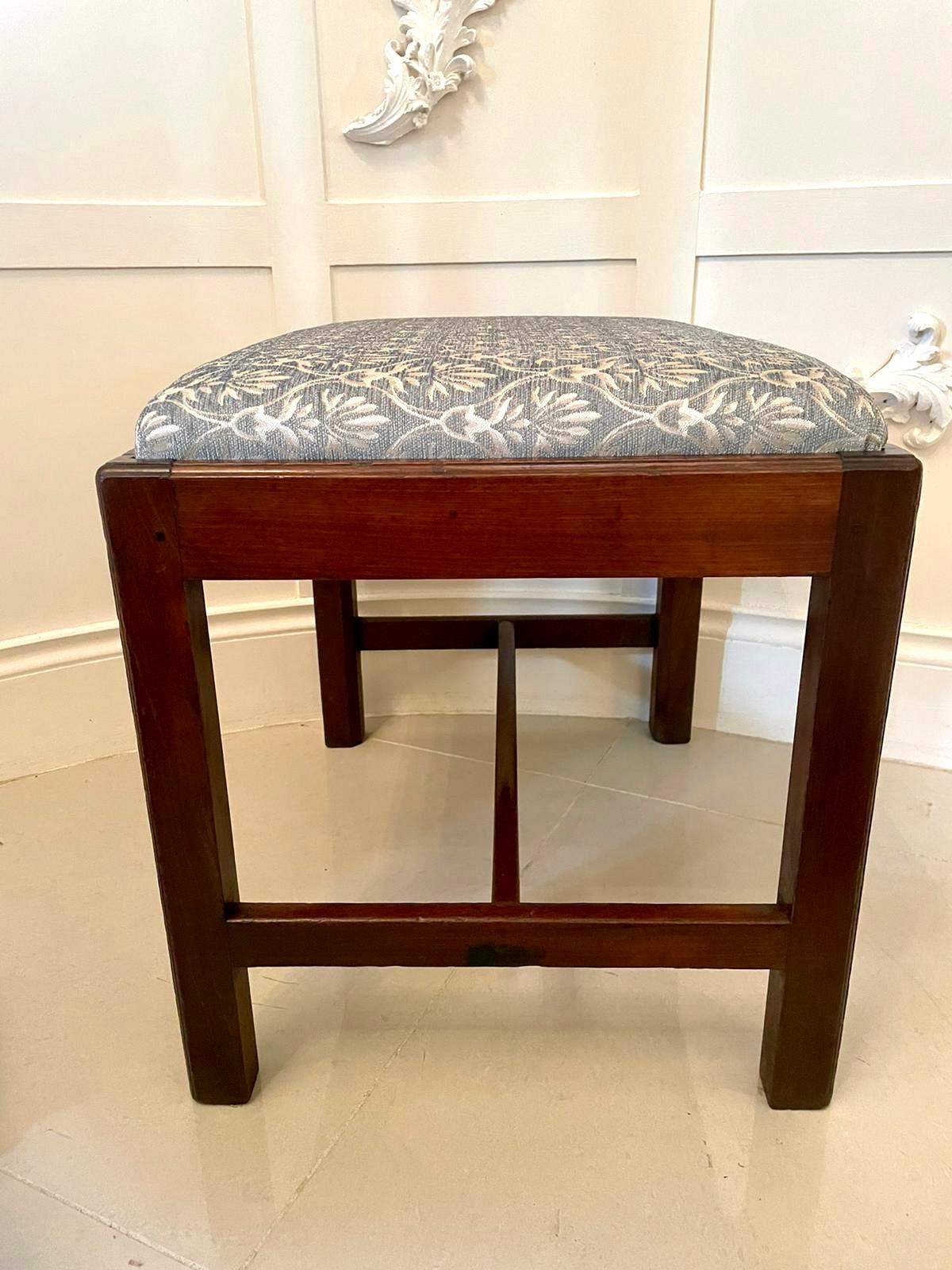 Other Antique Victorian Mahogany Footstool