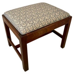 Antique Victorian Mahogany Footstool