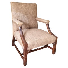 Antique mahogany Gainsborough armchair