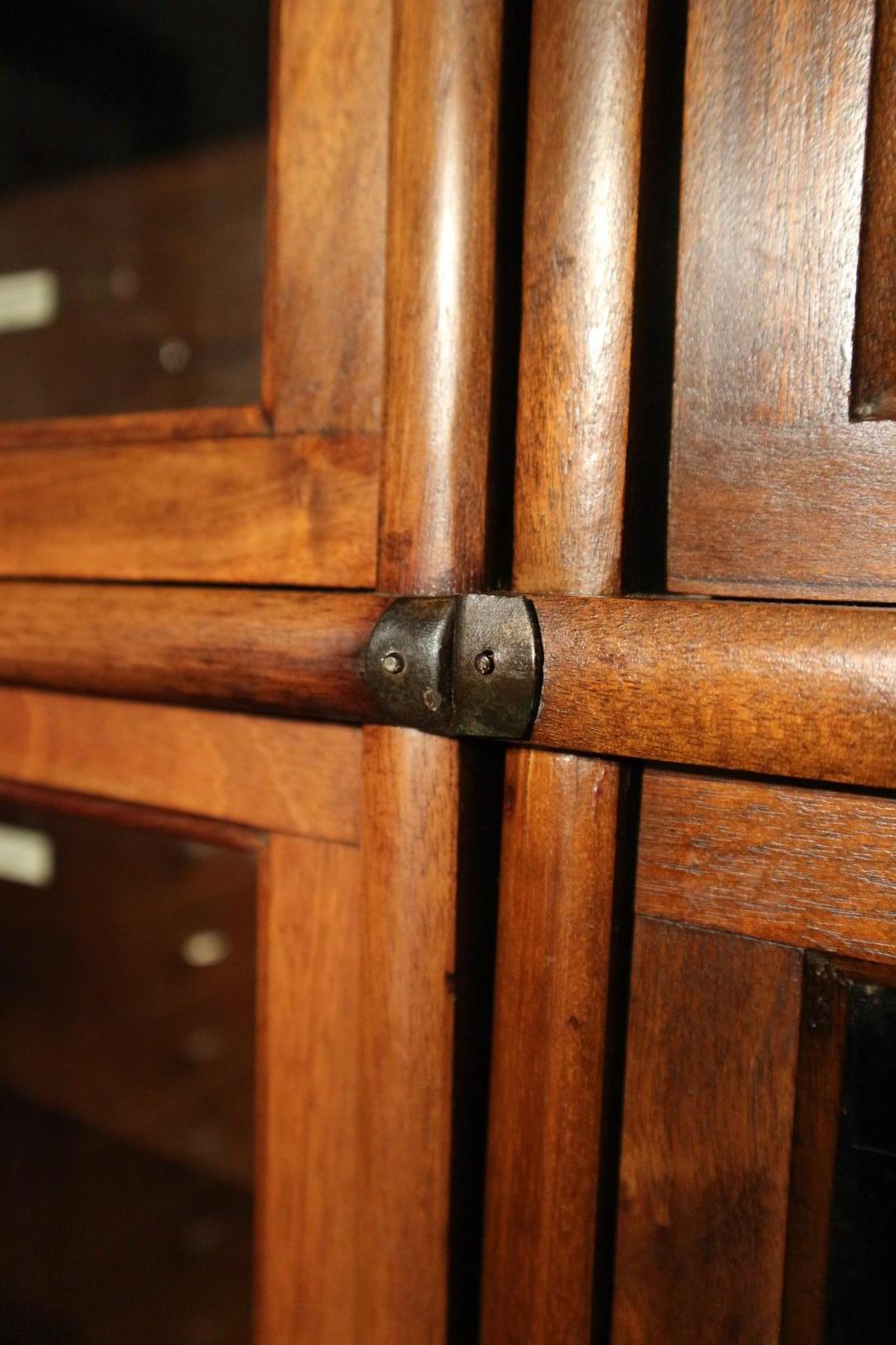 Early 20th Century Antique Mahogany Globe Wernicke Bookcase