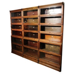 Antique Mahogany Globe Wernicke Bookcase