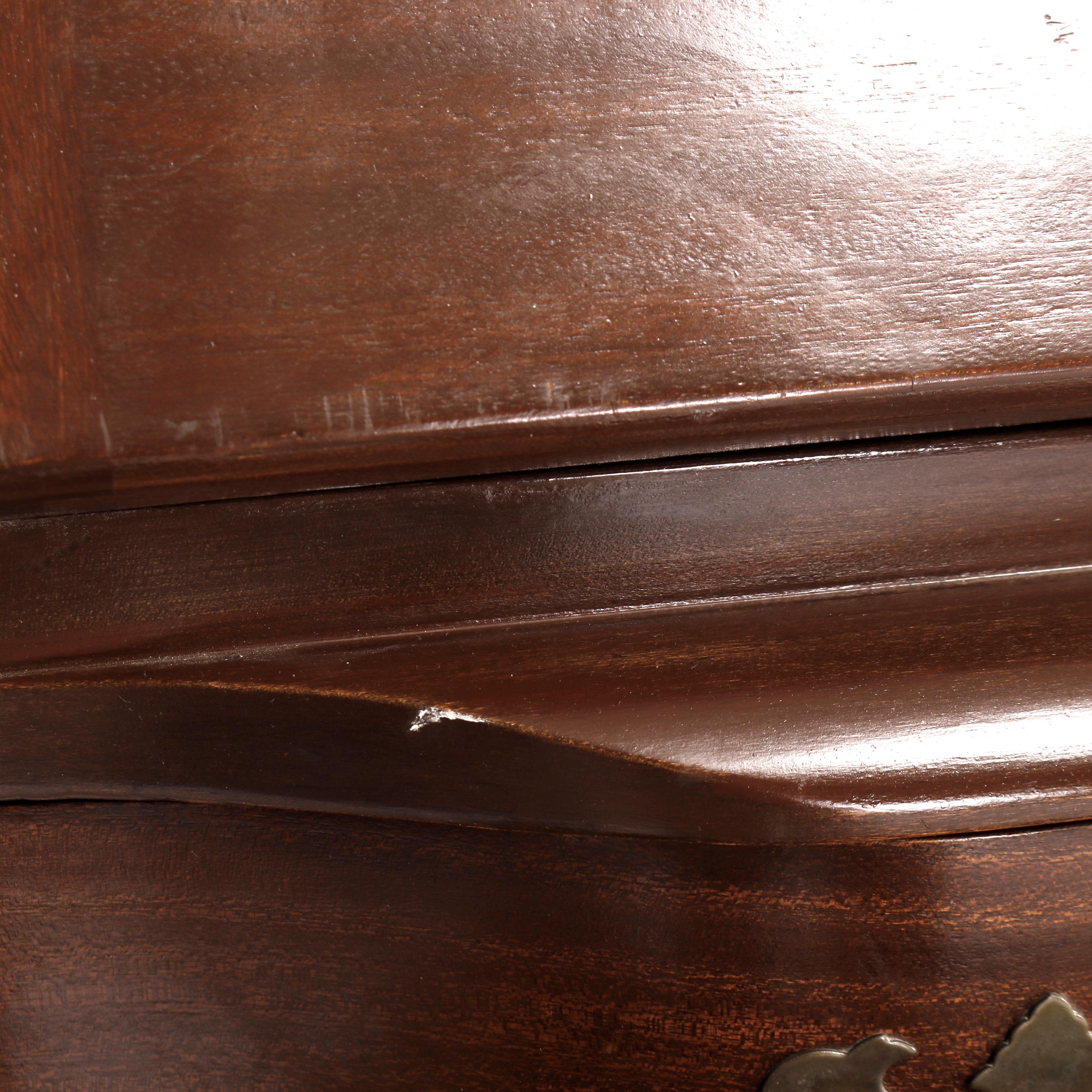 Antique Mahogany Governor Winthrop Secretary Desk Circa 1940 5