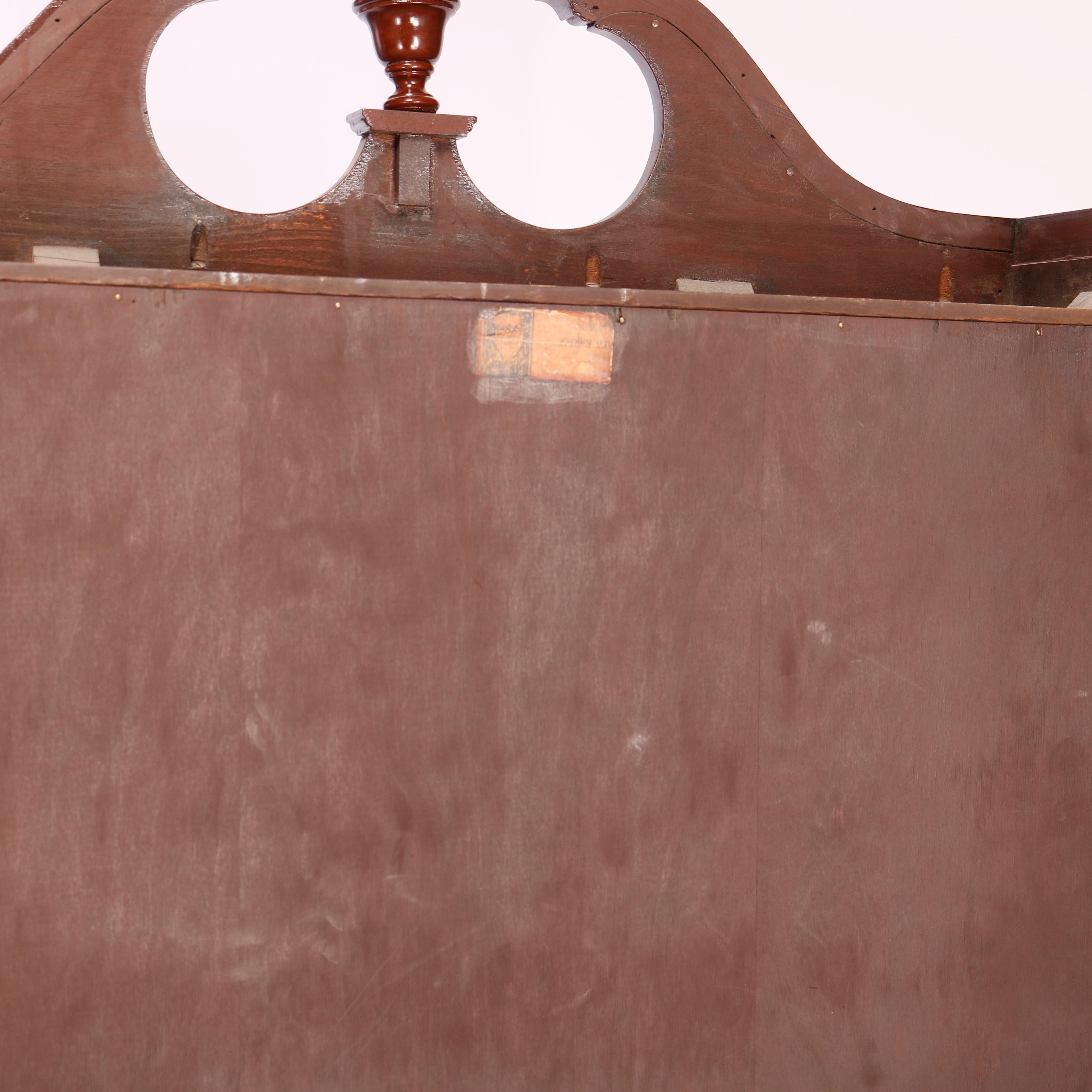 Antique Mahogany Governor Winthrop Secretary Desk Circa 1940 9