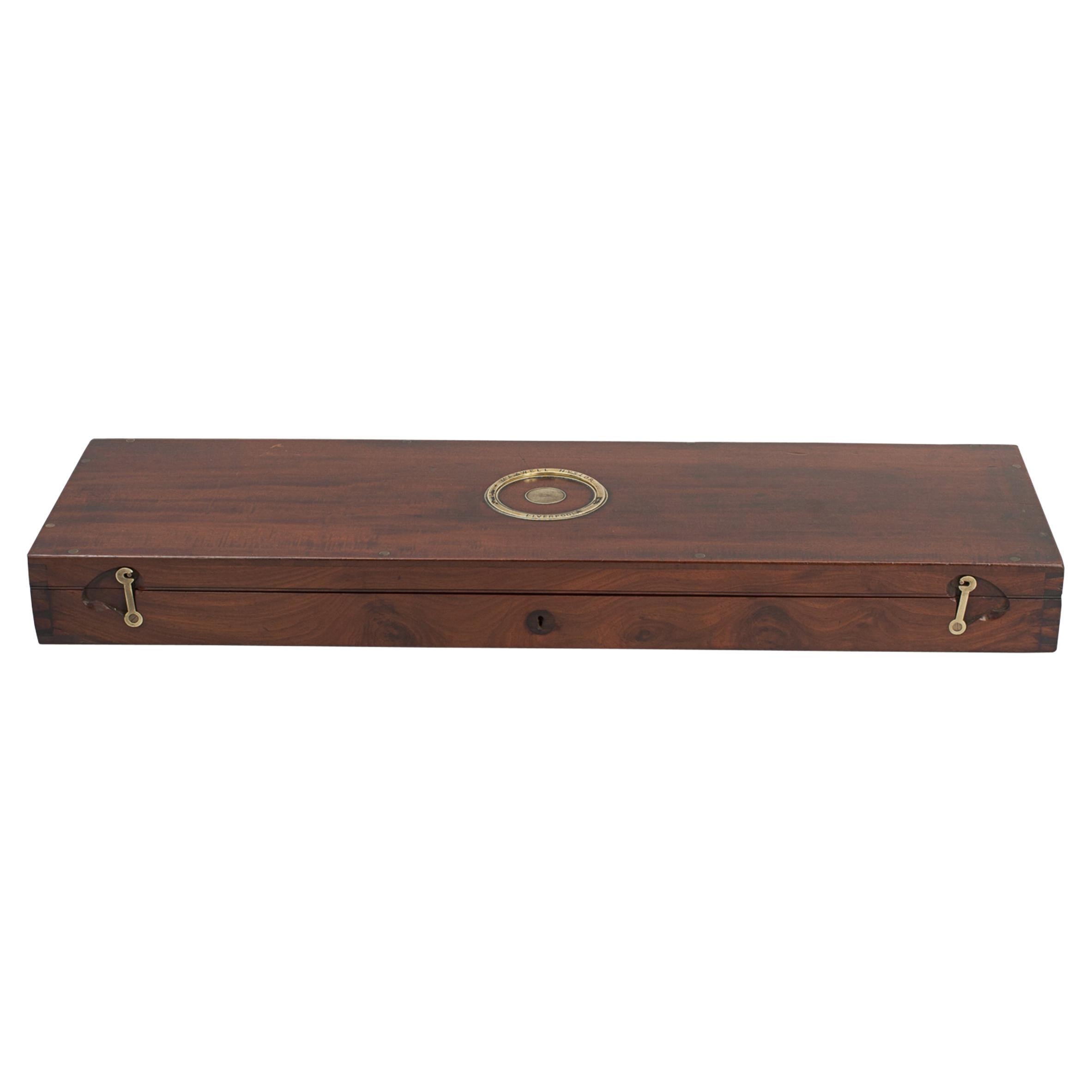 Antique Mahogany Gun Case