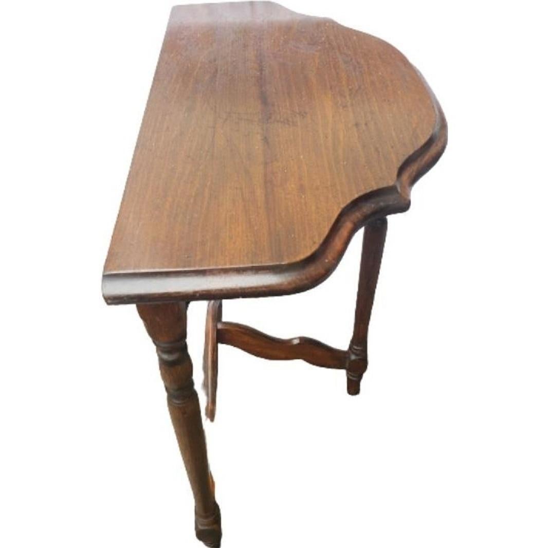Woodwork Antique Mahogany Hall Console Lamp Table For Sale