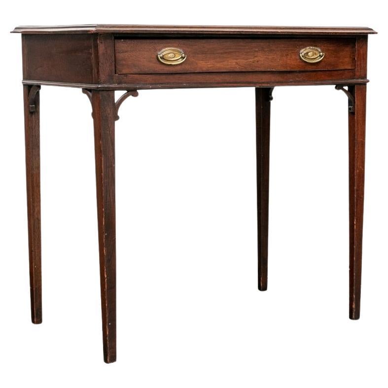 Antique Mahogany Hall Table For Sale