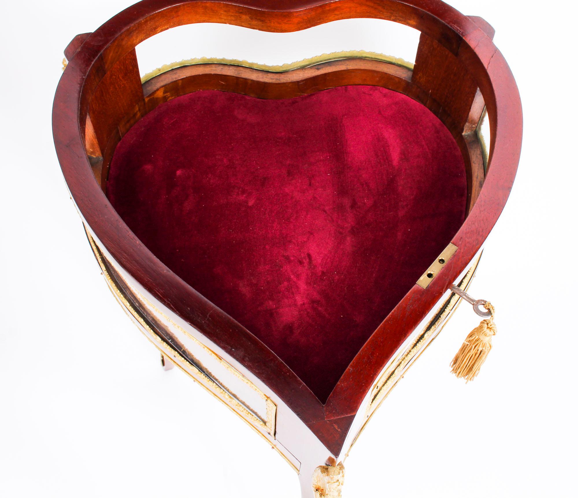 heart shaped side table