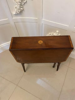 Antique Mahogany Inlaid Baby Sutherland/Occasional Table