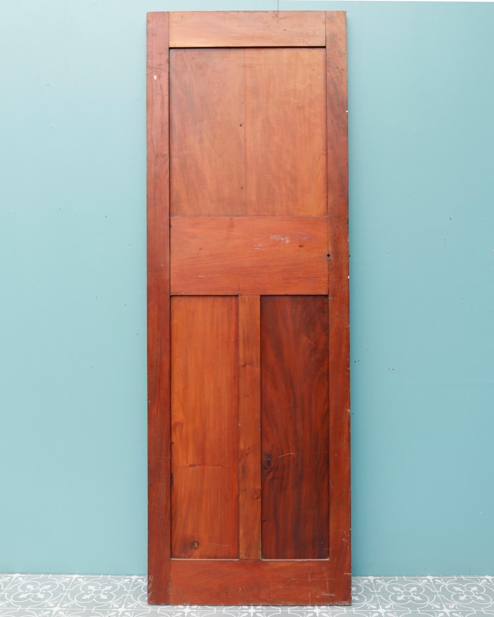 Victorian Antique Mahogany Internal Door For Sale