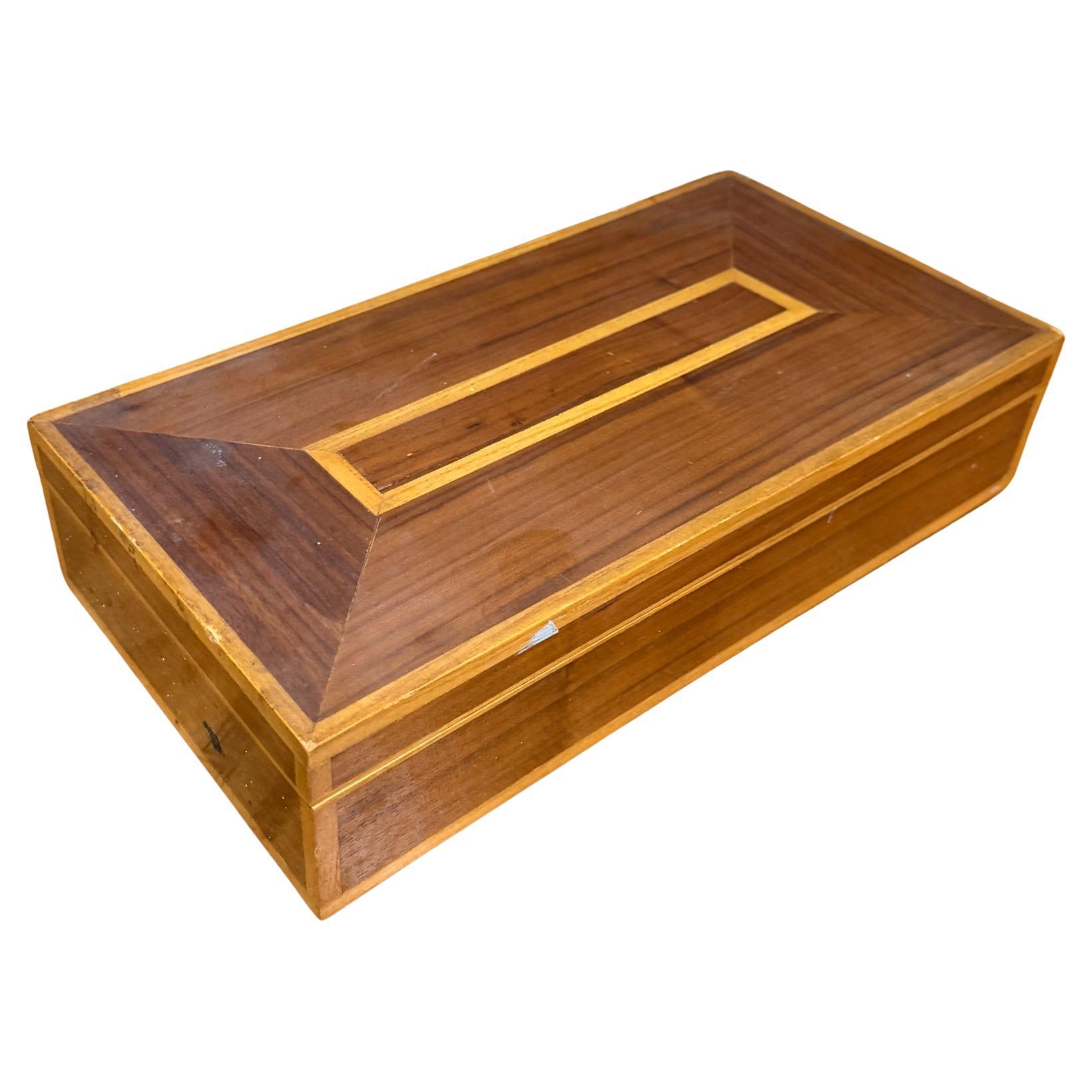 Vintage Mid-Century Modern Huon Pine Jewelry Box, 1960s, USA For Sale ...