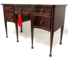 Antique Mahogany Ladys Gentlemans Jewlery Casket Box Miniature Sideboard 19 Cent