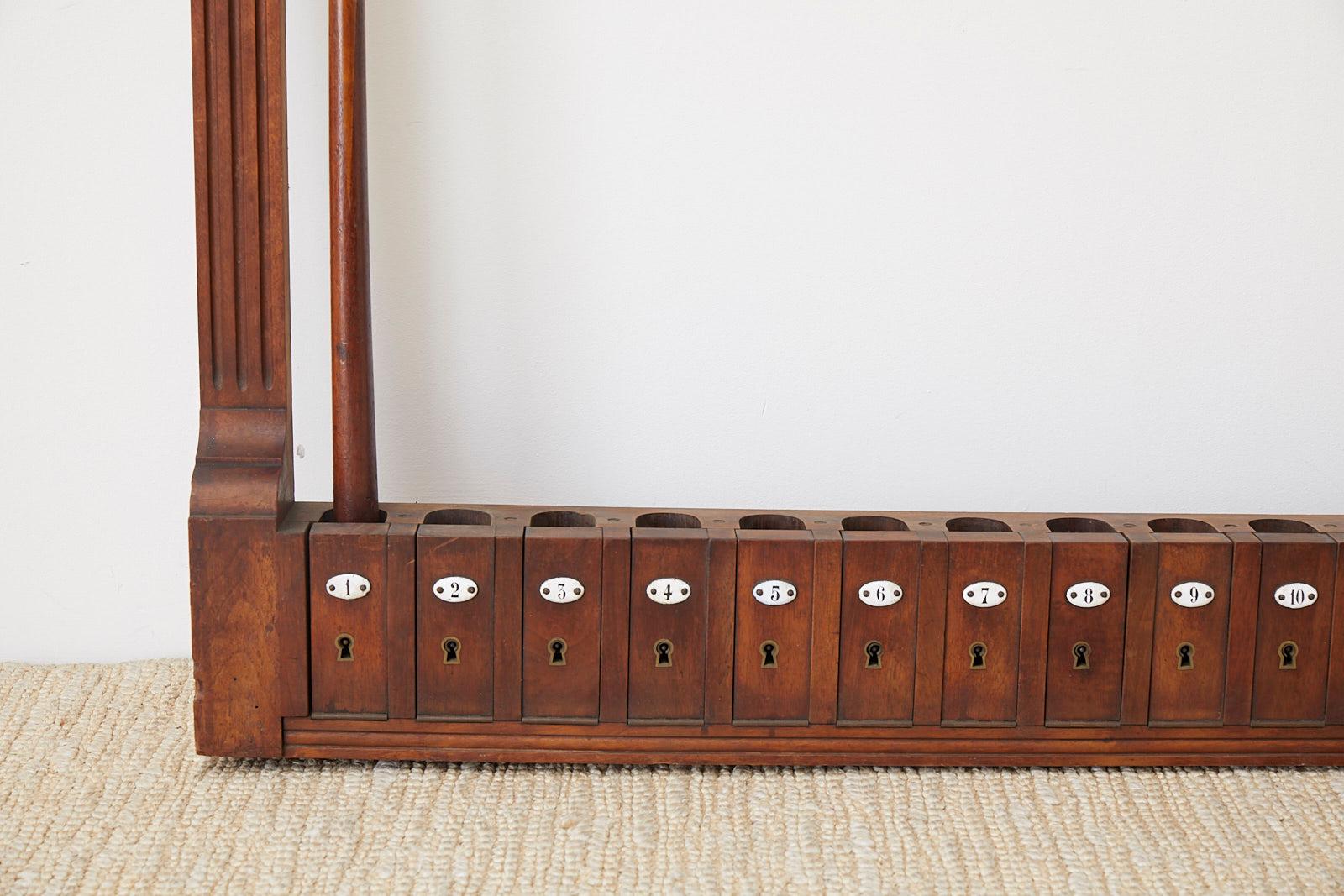 antique cue rack