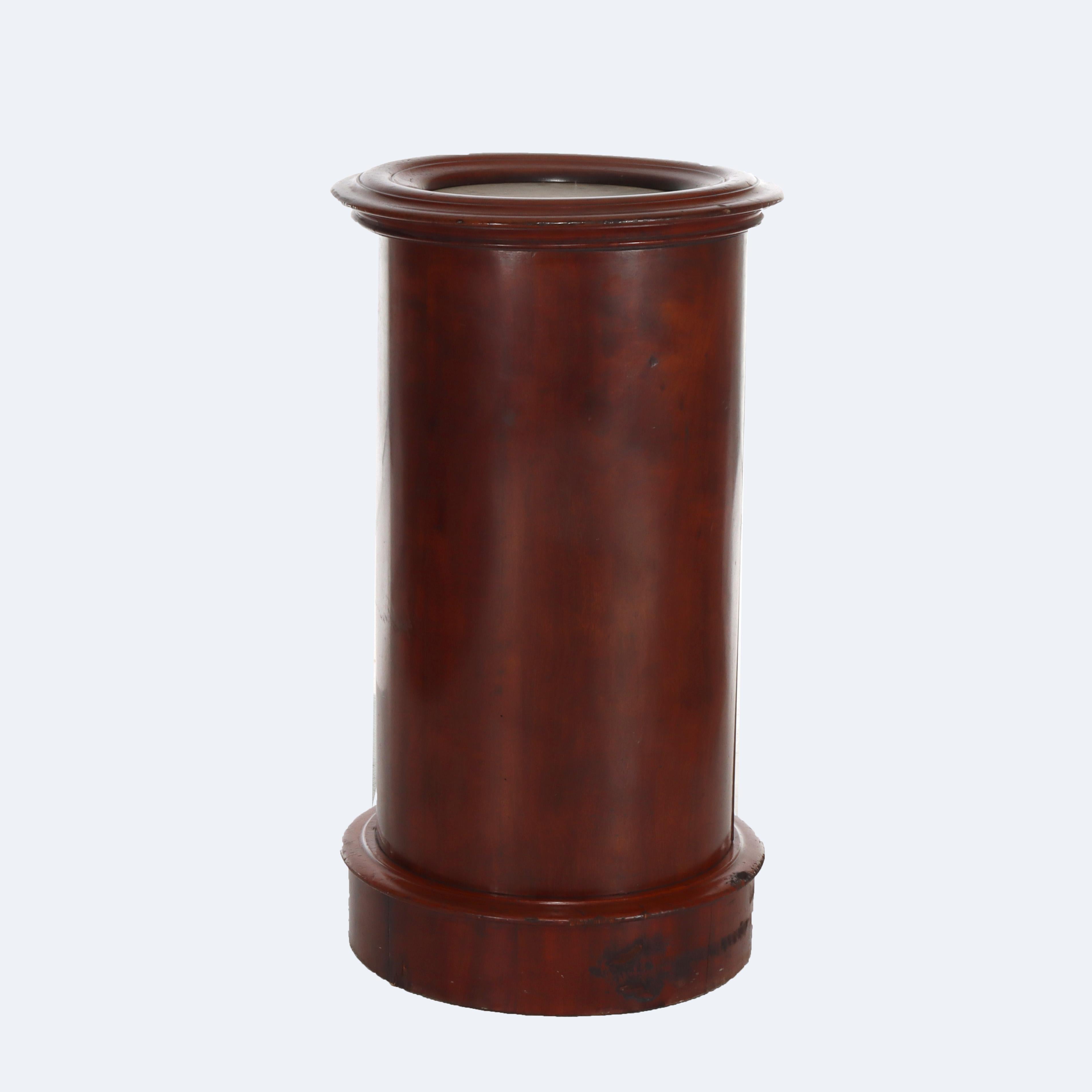 Antique Mahogany Marble Top Cellarette C1890 im Angebot 5